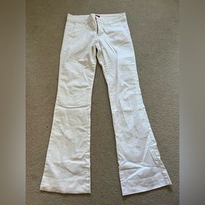 Dickies Low Rise White Bootcut
